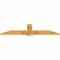 Ekena Millwork Eugene Rough Sawn Timber Gable Bracket, Western Red Cedar, 72"W x 18"H x 2"D x 6"F, 6/12 Pitch GBW072X18X0206EUG00RWR - alternate 2